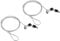 PATIKIL Laptop Cable Lock 5 Ft Security Cable, 2 Pack Hardware Anti Theft Lock with 2 Keys for Computer Monitors Notebook Other Devices, Silver