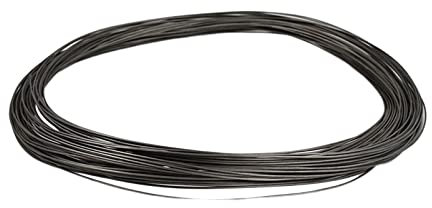 Perfeclan Alambre Colgante de cerámica Alambre de tungsteno Soporte de Herramientas de Alta Temperatura 1M de Largo para Bricolaje Bucles de joyería de cerámica, 1mm