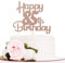 Sotpot Rose Gold Glitter 85 Cake Topper, 85th Birthday Cake Decorations for Birthday Party Anniversary Party Supplies