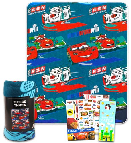 Disney Pixar Cars Lighting McQueen Deckenset, 114 x 152 cm, temporäre Tattoos, mehr | Disney Cars Bettwäsche, Disney Cars Kinderzimmer Dekoration