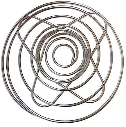 LIFKOME Stainless Steel Coffee Filter Spring Filter Paper Holder Cofee Filters Stainless Coffee Filter Stainless Steel Filters Filter Screen Single Filters Home Coffee Filter Funnel Punch