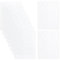 Doppelseitiger Nagelkleber Aufkleber (260 Stück), Doppelseitiges Gelee Nagel Klebepads Nagelkleber, Jelly Gel Tape Adhesive Tabs, 83 * 63mm, 10 Blätter