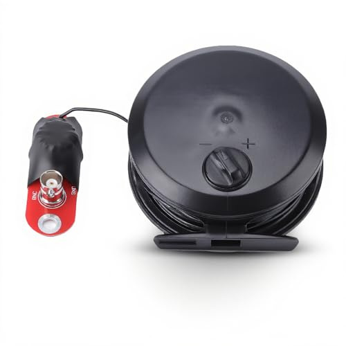 YUEHISY Shortwave Reel HF Antenna 3-30MHz, Portable Hand Crank Design with 20m Wire, Low SWR, for Outdoor Operations