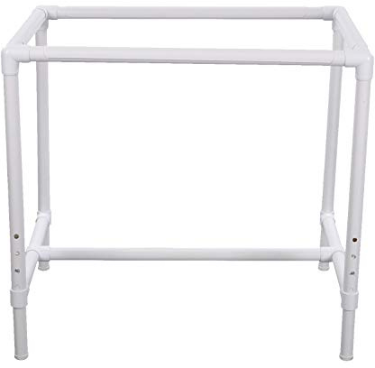 Dritz Quilter's Floor Frame, Adjustable, White