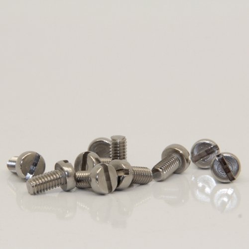 DIN 84/ISO 1207 Zylinderkopfschraube M4x10 Edelstahl A2 blank Schlitz 1000 Stk