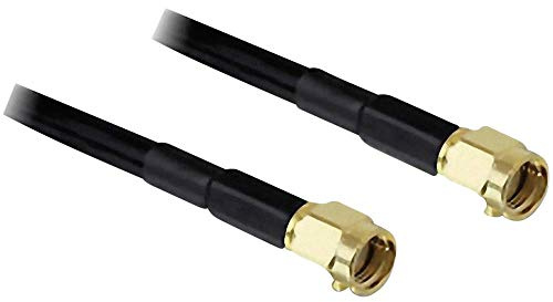 DELOCK RP-SMA - RP-SMA, 2M CABLE COAXIAL NEGRO