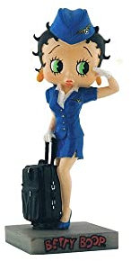 Betty Boop - Figurine Betty Boop Hôtesse de l'air - Collection N°9