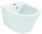 Wand Bidet mit verdeckter Befestigung/weiß/Top Design/wandhängend / + Fischer Befestigung