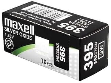 Maxell aus Silber 395 / SR927SW (Box mit 10 Batterien), 19040845, 9.5 x 2.7