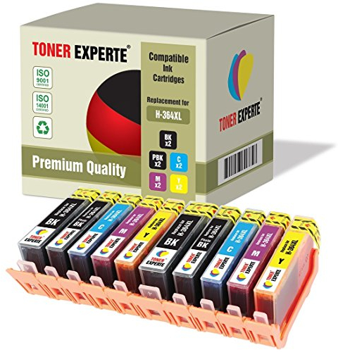 TONER EXPERTE 10 XL Druckerpatronen kompatibel für 364XL Photosmart 7510 7520 B8550 B8553 C5324 C5380 C5383 C5390 C6324 C6380 C6383 D5460 D5463 D7560 Photosmart Premium C309a C310a C310c C510a