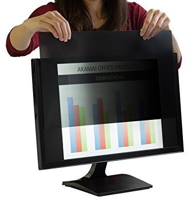 Akamai Office Products (Diagonally Measured Privacy Screen For Widescreen Computer Monitors … (20.0 WIDESCREEN (16:9), Black)