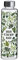 Typhoon PURE NEW BLACK Trinkflasche aus Glas, 600 ml