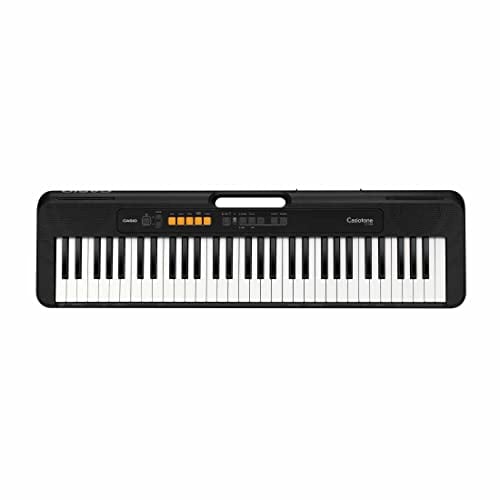 Casio Casiotone CT-S100 Keyboard mit 61 Standardtasten, 122 Sounds & 61 Begleitrhythmen, schwarz