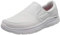 Skechers Flex Advantage Sr Bronwood, Mocasines Hombre, Blanco, 42.5 EU