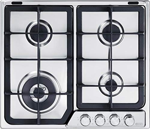 PFI 46 GH Linea Professional - Piano Cottura a Gas da 60 cm, N°4 Fuochi, Acciaio Inox