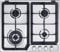 PFI 46 GH Linea Professional - Piano Cottura a Gas da 60 cm, N°4 Fuochi, Acciaio Inox
