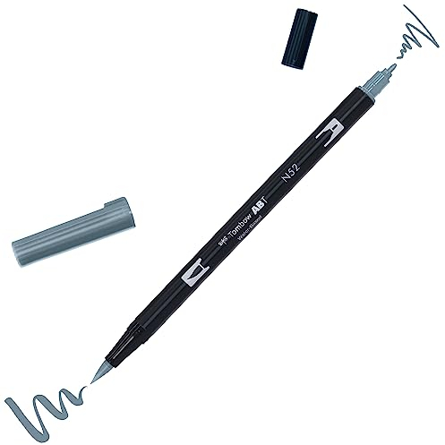 Tombow ABT-N52 Fasermaler ABT Dual Brush Pen mit zwei Spitzen cool gray 8