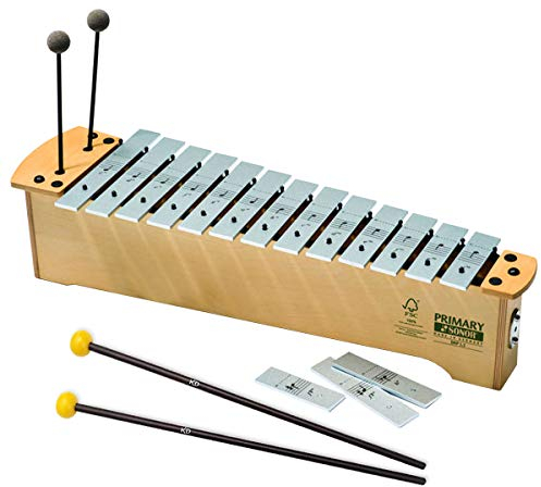 Sonor SMP 1.1 Primary Sopran Glockenspiel + keepdrum XM4 Schlägel hart 1 Paar