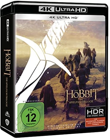 Der Hobbit: Die Spielfilm Trilogie - Extended Edition [4K Ultra-HD] [Blu-ray]