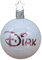 Wunschname auf einer weißen Weihnachtskugel aus Glas | Christbaumkugel | Weihnachtskugel Personalisiert | Weihnachtsgeschenk | Baumschmuck | 1. Weihnachten Baby (Roségold KINDER)
