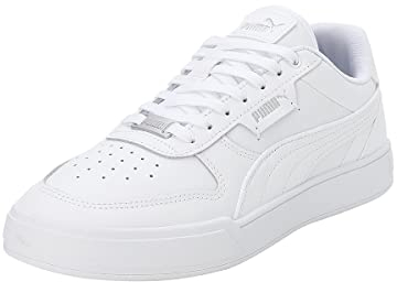PUMA Unisex Caven Dime Gymnastikschuhe, Weiß Puma Silber, 44 EU