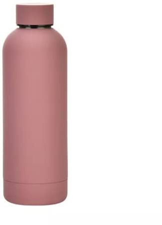 Gteller Double Wall 18/8 Stainless Steel Narrow Mouth Vacuum Flask, Thermal Sports Water Bottle Keeping Warm and Cold (500ml, Purple)