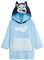 BlueY Felpa con Cappuccio Bambina, Pile Felpe Oversize - Regalo Ragazza (Blu/Marino, 4-6 Jahre)