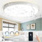 CHENBEN LED Deckenleuchte, 24W Deckenlampe Rund Dimmbar IP44 mit Fernbedienung und App Steuerung 3000-6500K Led Deckenleuchte Flach für Wohnzimmer Küche Kinderzimmer Badezimmer BalkonØ33cm Weiß