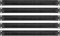 PATIKIL Brush Cable Manager 1U, 19 Inch, 5 Pack Horizontal Rack Mount Cable Management Strip Panel for Network Server Rack