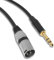 Tekman Microphone Cable TRS to XLR Male 3-Pin Balanced Signal Interconnect Cable 1/4 to XLR - 6.35mm Jack - XLR Cable 6.6ft/2M