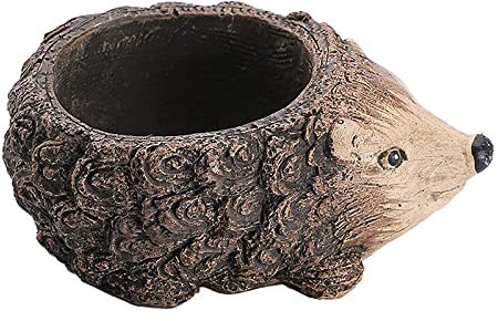 Wnvivi Animal Succulent Pot, Mini Pots De Fleurs Mignons, Tortue Et Grenouille Et Hérisson Forme Petit Jardinière pour La Maison Jardin Balcon Décoration(Hérisson)