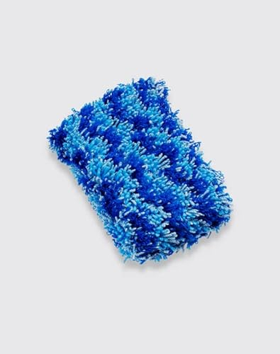 Microfibre Sponge for Kitchens, Teflon Pans, Steel Pots and Metal Surfaces Premium Stubborn Dirt Sponge (Pack of 2)