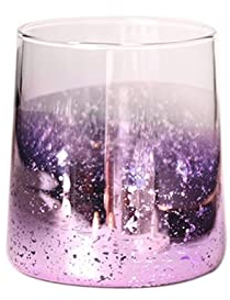 luckxuan Vasos/Vasos de Agua Gafas for Beber Copas de Vino sin tóngeres de Vidrio for Beber cristalería de Cristal de Vino de Color Claro for el Jugo de Agua Party Copas de Agua (Color : Purple)