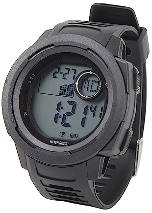 RiToEasysports Herren-Sportuhren, 50 M Wasserdicht, Outdoor-Sport, Elektronische Uhr, Stoßfest, Digitale Sportuhr mit Kautschukarmband, Großes Display