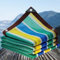 HDPE-Sonnenschutznetz Mit öSen 80 – 90% Beschattungsgrad, Sonnenschutz und Wärmeisolierung Sonnensegel Sichtschutz Für Outdoor Garage Garten Camping Bepflanzung. (Bunt / 11 * 12m / 36.1ft*39.4ft)