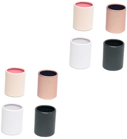 8 Pcs Câlin Seau Papier D'Emballage De Fleurs Présent Cylindre En Carton Fleurs Rondes Présent Stockage Papier Bouquets Pour Mariage Petit Cylindre En Carton Miss Pot De