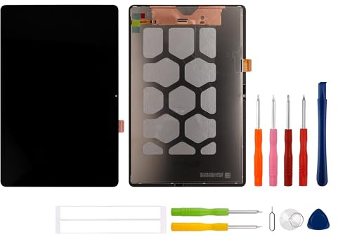 swark Écran LCD de rechange 12,4 pour Galaxy Tab S7 FE SM-T730, SM-T733 (noir sans cadre) Écran LCD tactile Assemblage numérique + kit d'outils