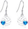 Volleyball Ohrringe 925 Sterling Silber Volleyball Dangle Ohrringe Volleyball Sport Schmuck Geschenke für Frauen Mädchen