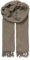 Becksöndergaard Schal Tuch Damen Solid Ilona in Braun (Fossil Brown) - Weicher Damenschal Einfarbig 100x200 cm Baumwolle - 612100-206