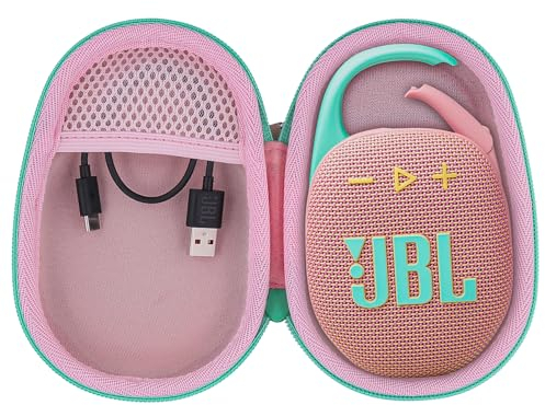 co2CREA Hard Travel Case for JBL CLIP 5 /CLIP 4 /CLIP 4 Eco Portable Waterproof Wireless Bluetooth Speaker,Case Only