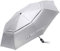 G4Free Paraguas plegable de viaje de 42/46 pulgadas, resistente al viento, compacto, protección UV UPF 50+, doble dosel, revestimiento plateado, paraguas de lluvia, Cielo., 42 pulgadas, Moderno