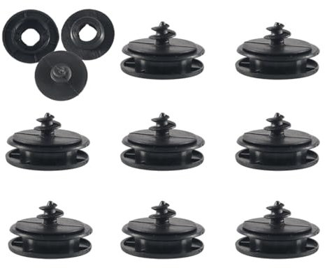 WeddHuis 8 pièces Support de Tapis Voiture, Clips Universels Antidérapants pour de Nombreux Types de Véhicules
