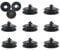 WeddHuis 8 pièces Support de Tapis Voiture, Clips Universels Antidérapants pour de Nombreux Types de Véhicules