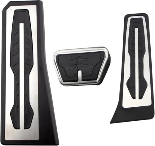 EWRMW Auto Fußpedale Pedals Pedalabdeckung Für BMW 5 Series F10 F11 F07 520i 528i 535d 550i 2011-2016, Edelstahl Accelerator Bremse Kupplungsbremspedalsatz Fußplatten