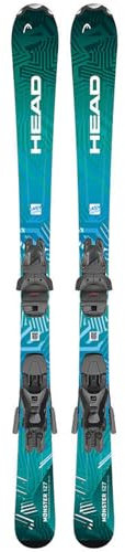 Head Ski-Set Monster Easy + Bindung JRS 7,5 Gw Ca Jungen – Größe 127 – Grün