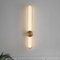 AstrizLamp LED Wandleuchte Innen, Modern Lange Wandlampe wohnzimmer Ring 3000K Warmweiß Gold Wandleuchte Lineare indirekte Wandbeleuchtung für schlafzimmer Treppenhaus Hausflur 90cm