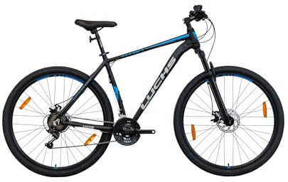 LUCHS Titan – Sportliches MTB mit 21-Gang-Schaltung, Scheibenbremsen & Aluminiumrahmen | 27,5 & 29 Zoll | Für Jungen & Herren - Mountainbike, Jungen & Herren Fahrrad (Blau, 27,5 Zoll)