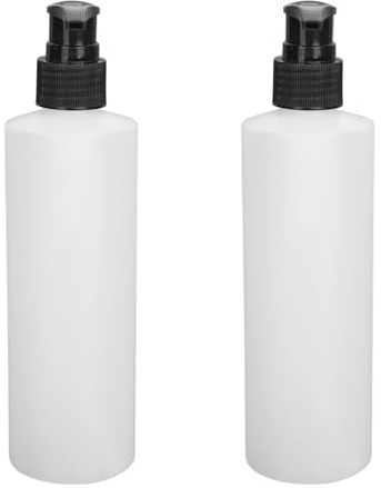 Generic Bouteille Distributrice de Pompe de Chauffage d'Huile de Massage, 2 Pièces 250 ML Rechargeable, Flacon Blanc pour Shampoing Crème Lotion