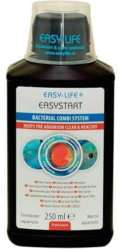 Easy Life EasyStart – 250 ml Biologische Bakterienkultur für Aquariumfilter, beschleunigt Filteraufbau, unterstützt klares Wasser, sicher für Fische und Pflanzen