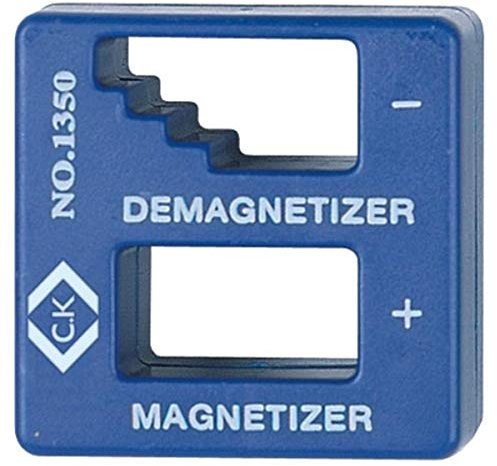 C.K Magnetiser/Demagnetiser, Blue, 50 mm x 50 mm x 30 mm, 1 piece